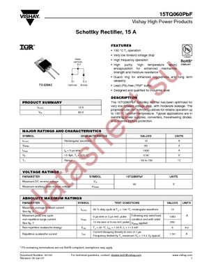 15TQ060PBF datasheet  